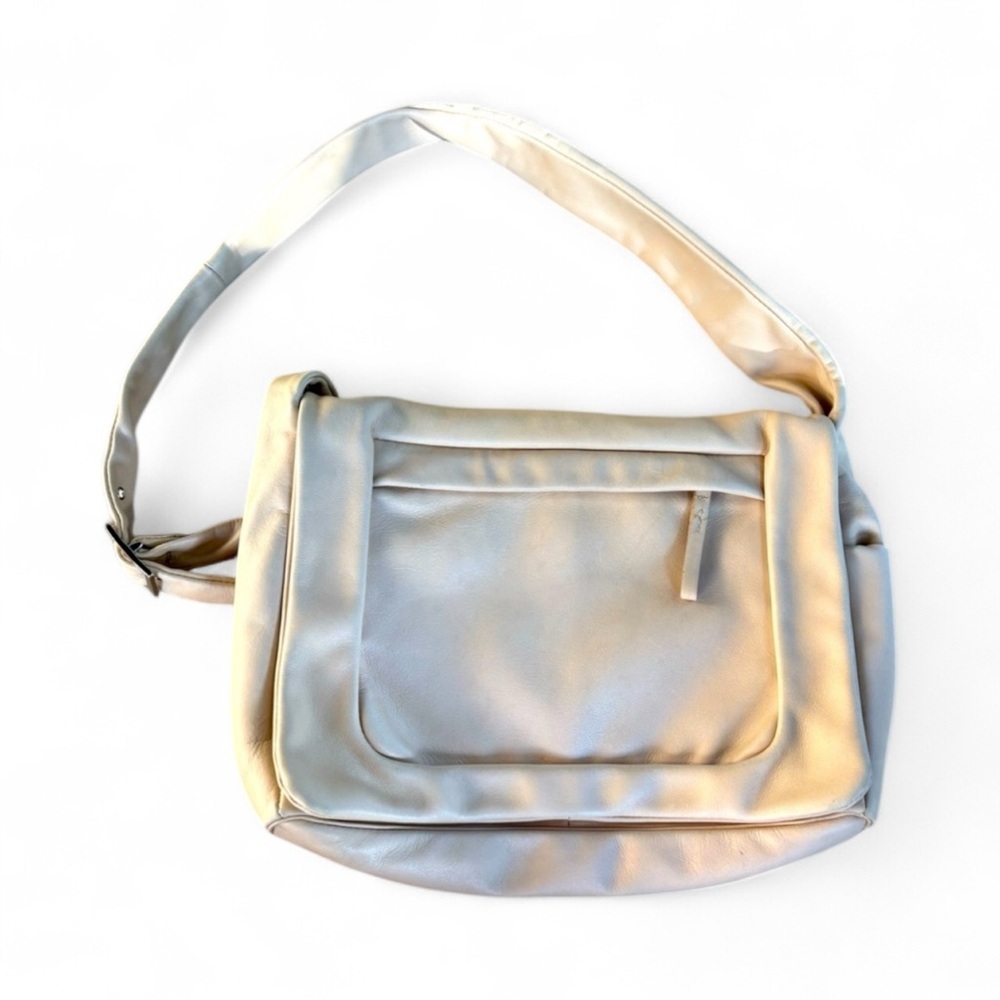 Francesco Biasia Genuine Leather Tan Shoulder Bag – Vintage Designer